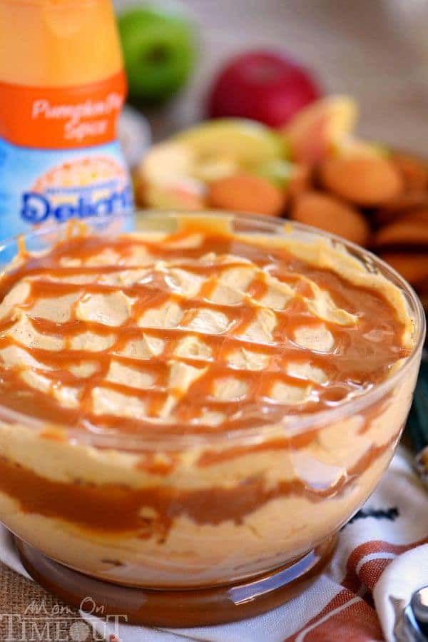 Caramel Pumpkin Cheesecake Dip