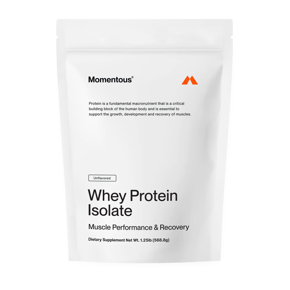 <p><a href="https://go.redirectingat.com?id=74968X1596630&url=https%3A%2F%2Fwww.livemomentous.com%2Fproducts%2Fessential-whey-protein&sref=https%3A%2F%2F" rel="nofollow noopener" target="_blank" data-ylk="slk:Shop Now;elm:context_link;itc:0;sec:content-canvas" class="link rapid-noclick-resp">Shop Now</a></p><p>Whey Protein Isolate</p><p>livemomentous.com</p><p>$64.95</p>