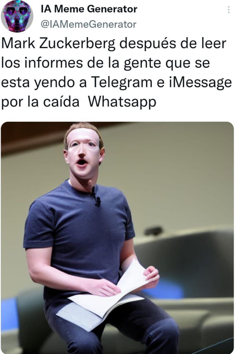 Los memes con la figura de Mark Zuckerberg tampoco faltaron