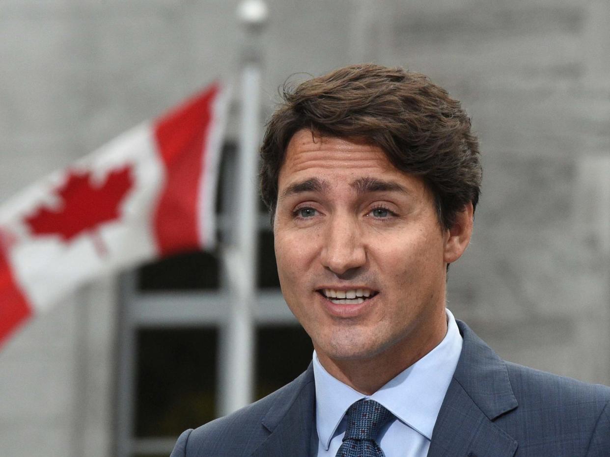 Justin Trudeau asked the Governor General to dissolve parliament and begin the formal election campaign: Sean Kilpatrick/The Canadian Press via AP