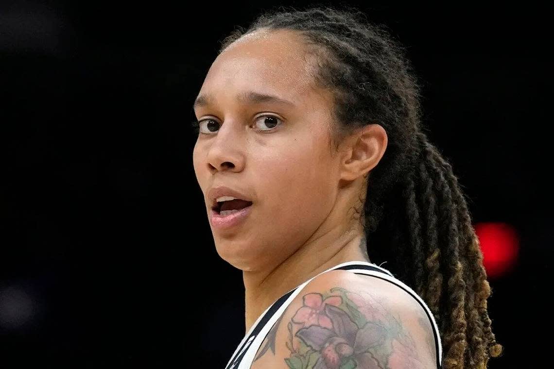 WNBA star Brittney Griner, detained in Russia for more than nine months, was released and returned to the United States.