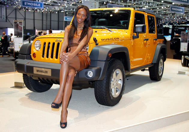 Ladies of the 2012 Geneva Motor Show