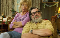 <b>The Royle Family (Christmas Day, 9.45pm, BBC1)</b><br>“If you can’t spoil your family at Christmas, when can you?” asks Barbara, a beautiful sentiment in no way cheapened by the fact that the ‘spoiling’ in fact constituted a quick dash around Poundland. It’s just one of many excellent jokes in a welcome renewal of one of the most popular of all seasonal specials. Dave has an idea for ‘Dragons’ Den’ to rival what he regards as the greatest invention mankind has yet devised: the corned beef tin key opener. Jim is also banking on a get-rich-quick scheme: a scratchcard. Meanwhile, a new busty neighbour has moved into the street and next-door neighbour Joe is looking for love via an advert in the Lonely Hearts column: ‘vacant lady wanted’. That’s sure to attract some real winners. It’s good to have the Royles back after a gap in 2011: still no sitcom captures Christmas family life like it.