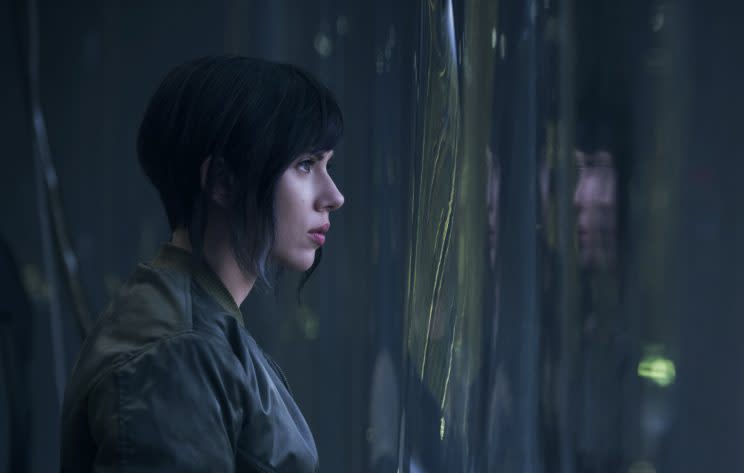 This still from <em>Ghost in the Shell</em> led many to condemn the casting of Scarlett Johansson as whitewashing. (Photo: Paramount)