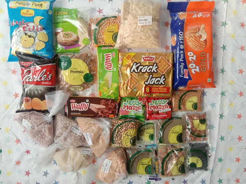 Grocery haul from D-Mart