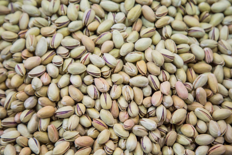 Pistachio nuts are a great source of healthy fat [Photo: Getty]