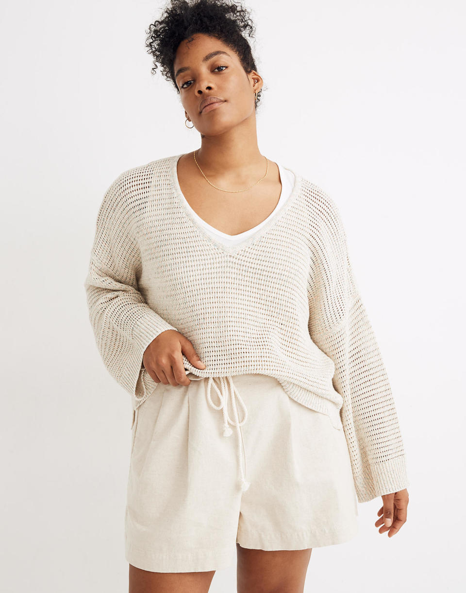 Rainbow Marled Seville Pullover Sweater (Photo: Madewell)