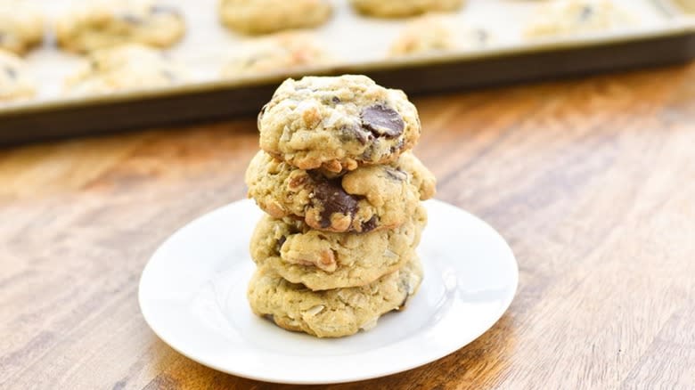 tower of cowboy cookies