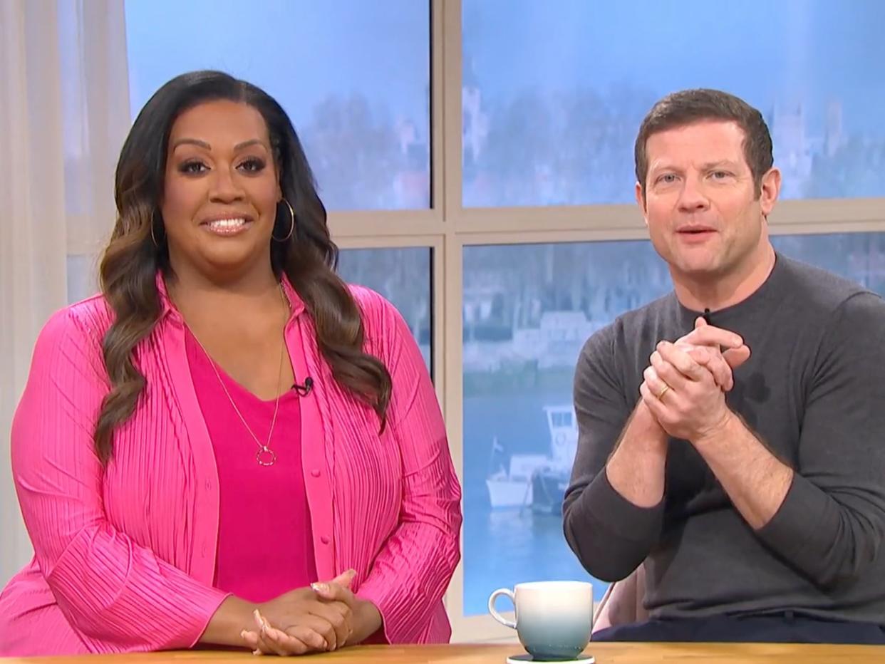 Alison Hammond and Dermot O’Leary ae among favourites to join Holly on the sofa (ITV)