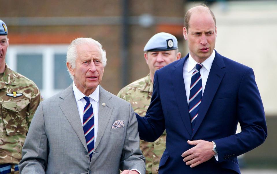The King and Prince William