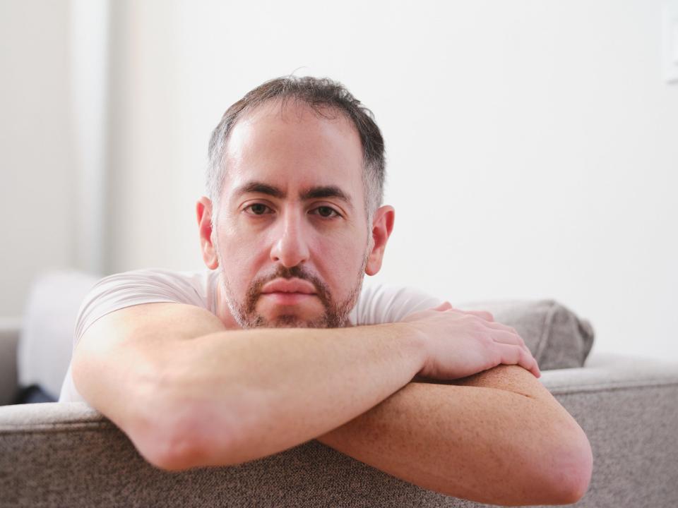 Photo of Albert Fox Cahn at home.