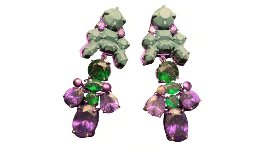 EK Thongprasert Crystal earrings. (PHOTO: Vestiaire Collective)