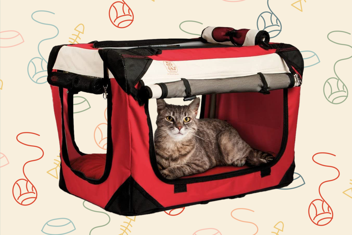 PetsHome Dog Carrier Purse, Pet Purse, Foldable Waterproof Premium Leather Pet Travel Portable Bag Carrier for Cat and Small Dog