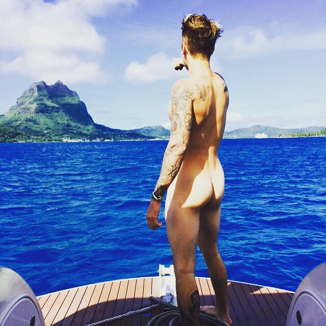 As they say, ‘We accept dat ass we think we deserve.’ <strong> Justin Bieber</strong> is currently on vacation...somewhere tropical, and in addition to his usual kinda squinty, kinda moody, kinda constipated shirtless selfies, Biebs Instagrammed this photo of his bare buttocks: A few things to note: 1) It’s great that Bieber has a healthy appreciation for geology. 2) The photo has 1.7 million likes, about a million short of breaking <strong>Kendall Jenner</strong>’s record. 3) Something funky is going on with the pixels near his left cheek. We’re not crying Photoshop, just that something is suspect. <strong> WATCH: Justin Bieber's 'Where Are U Now' video calls out Selena Gomez</strong> Anyway, the Internet being the Internet, immediately turned Biebs into a meme. As the Google doodle of the day: didn't know you partnered up with Google @justinbieber pic.twitter.com/Go7xLJgVPv— ️ (@avxnsthankful) July 7, 2015 As a sort of buttception scenario: Even <strong>Miley Cyrus</strong> Instagrammed her #BreakTheInternet take on the picture: But mostly, the memes just seem like they want to ruin your childhood. Poor <em>Spongebob Squarepants</em>: i made this ������������ @justinbieber #LetsSeeTheRestOnShots pic.twitter.com/TpCJAB2AKt— moonlight (@ibizzleftlovato) July 7, 2015 We do NOT remember this happening in <em>Finding Nemo</em>: "he touched the butt" ���������� pic.twitter.com/9SPe8sLxB3— MÄRGARET (@margabiebs) July 7, 2015 If we were in <em>Inside Out</em>, this Pixar one would have us feeling a lot of feelings: WTF Pixar pic.twitter.com/vJwPqcG7ei— Marc Snetiker (@MarcSnetiker) July 7, 2015 Oh no, not the minions too: http://weirdbuzzfeed.tumblr.com/post/123428238899/justin-bieber-just-posted-his-butt-on-instagram Won’t anybody think of the minions?! <strong> WATCH: ‘OITNB’ star Ruby Rose finally meets her lookalike: Justin Bieber</strong> Beliebers have also been using the hashtag, #LetsSeeTheRestOnShots -- with Shots being Bieber’s selfie-sharing app, but stop trying to make Shots happen! It’s never going to happen! Beliebers are like: Turn around. Turn around. Turn around. #LetsSeeTheRestOnShots— Relationship ♡ (@ohteenquotes) July 7, 2015 That mountain saw everything we wanted to see #LetsSeeTheRestOnShots pic.twitter.com/NbTWJVh7UG— z (@iDaKidrauhlSwag) July 7, 2015 Beliebers all around the world be like... ���� #BiebersAss #LetsSeeTheRestOnShots pic.twitter.com/VlfJ5Bdweb— ♛ShotsOfBizzle♛ (@MartinaOppel) July 7, 2015 Beliebers be like: #LetsSeeTheRestOnShots pic.twitter.com/2af5ULu6Yu— Justin Bieber (@stillkidrauhl) July 7, 2015 Just remember: CAN'T STOP LAUGHING #LetsSeeTheRestOnShots pic.twitter.com/24rPMiv4cW— Frass,, (@smokemyjus) July 7, 2015 Meanwhile, does Biebs have a new lady? Check out his cozy Instagrams with model Hailey Baldwin: