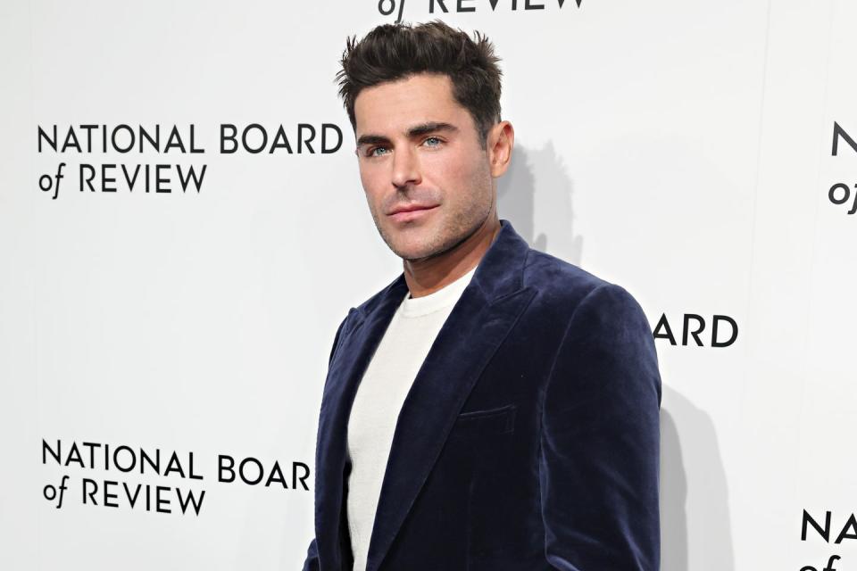 Zac Efron at the 2024 National Board of Review Gala