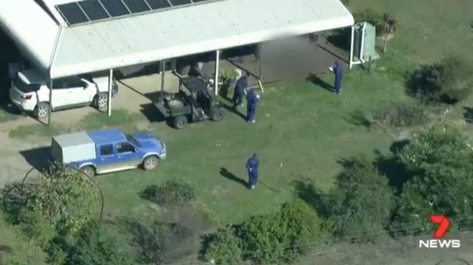 The family were found dead at Forever Dreaming Farm in Osmington on May 11. Photo: 7 News