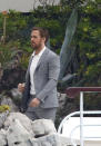 <p>Gosling looked dapper and ready for a meeting with Jodie Foster at Hotel du Cap-Eden-Roc last year. (Photo: Splash News) </p>