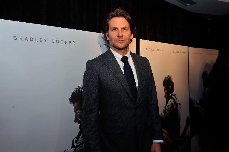 Bradley Cooper attends the opening of "American Sniper" at the Burke Theater at the U.S. Navy Memorial, on January 13, 2015 in Washington, DC