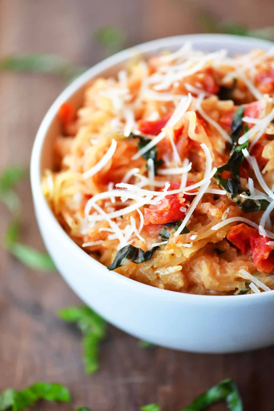 Instant Pot Tomato Basil Spaghetti Squash