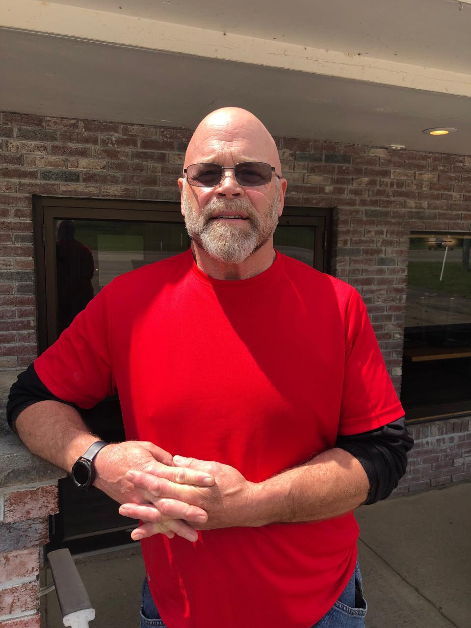 Mark Shardlow, pit master and general manager of Racalto's at 7465 Seneca Road, Hornell.