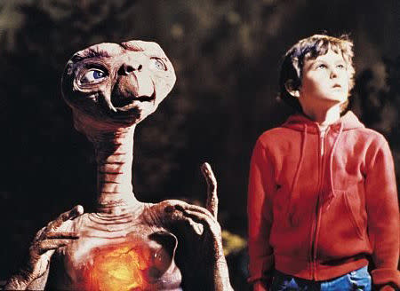 <p>E.T.: THE EXTRA-TERRESTRIAL (1982): An extra-terrestrial is accidentally left behind on Earth and is befriended by a young boy and his brother and sister. As Elliot attempts to help his extra-terrestrial companion contact his home planet so that he might be rescued, the children must elude scientists and government agents determined to apprehend the alien for their own purposes...which results in an adventure greater than any of them could have imagined. Who could forgot the adorable Drew Barrymore, flying bicycles or "E.T. Phone Home?" Watch for nostalgic purposes.</p>