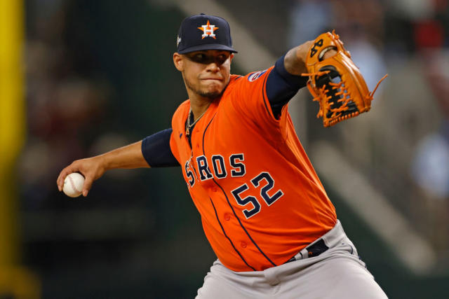 Astros' Bryan Abreu appeals two-game suspension, eligible to pitch in ALCS  Game 6 vs. Rangers 