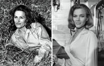 <b>Movie star stunt doubles</b><br><br> <b>Straw loser…</b> apparently much of <b>Honor Blackman’s</b> tussle in the hay with James Bond (in ‘Goldfinger’) was filmed with stuntwoman Phyllis Corner. It’s still classic scene, mind. (Credit: Rex) <br><br><b>[Related gallery: <a href="http://uk.movies.yahoo.com/photos/best-movie-star-lookalikes-slideshow/" data-ylk="slk:Best movie star lookalikes;elm:context_link;itc:0;sec:content-canvas;outcm:mb_qualified_link;_E:mb_qualified_link;ct:story;" class="link  yahoo-link">Best movie star lookalikes</a>]</b>