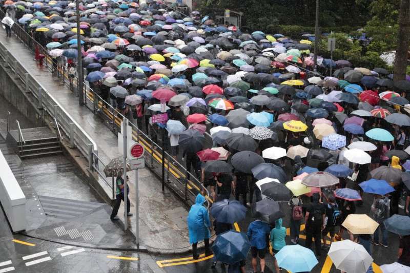 香港宗教人士號召2019年8月31日舉辦「為香港罪人祈禱」大遊行。（美聯社）