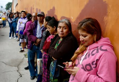 First round of presidential election in Guatemala