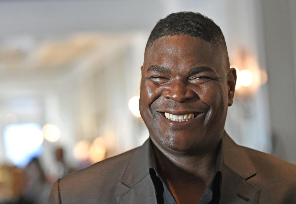 Former NFL star and ESPN host Keyshawn Johnson, was also a honoree during The 17th Annual Dick Vitale Gala, at The Ritz-Carlton, Sarasota, on Friday, May 6, 2022.