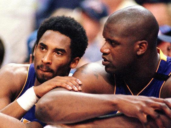 Kobe Bryant and Shaquille O’Neal made for a devastating combination (AFP)