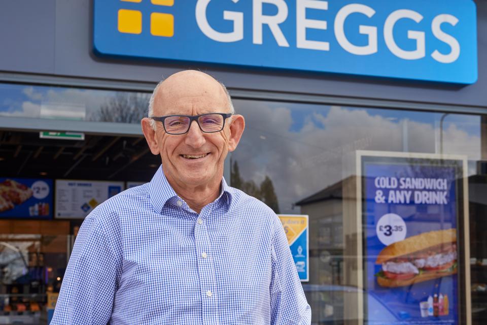 Roger Whiteside, chief executive of Greggs (Greggs/PA)