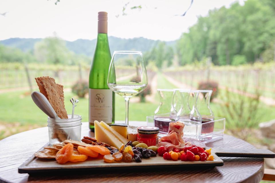 Souther Williams Vineyard offers wine with pairings at its winery in Fletcher.