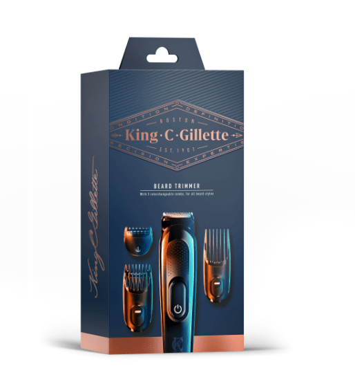 King C. Gillette Cordless Beard Trimmer ShaveKit