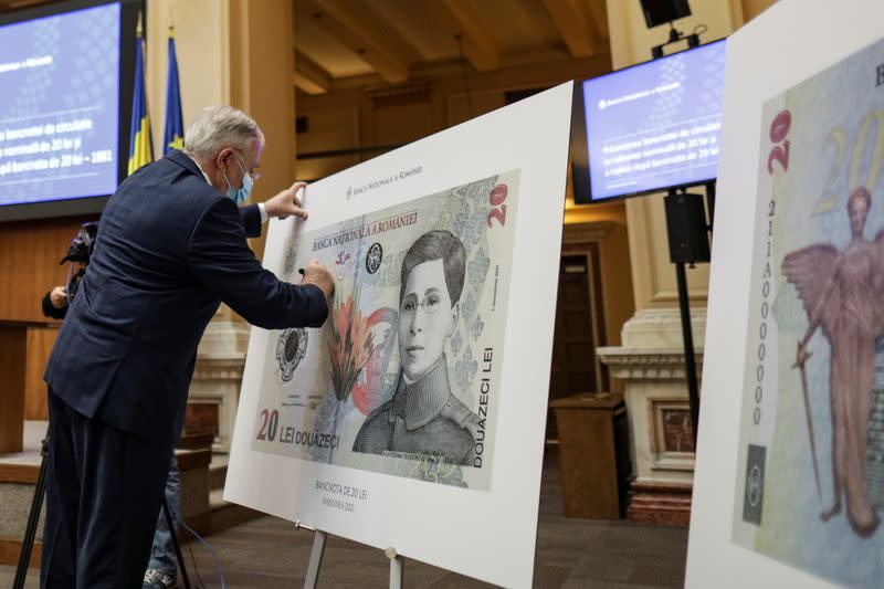 Romania's central bank puts WWI female hero on banknote