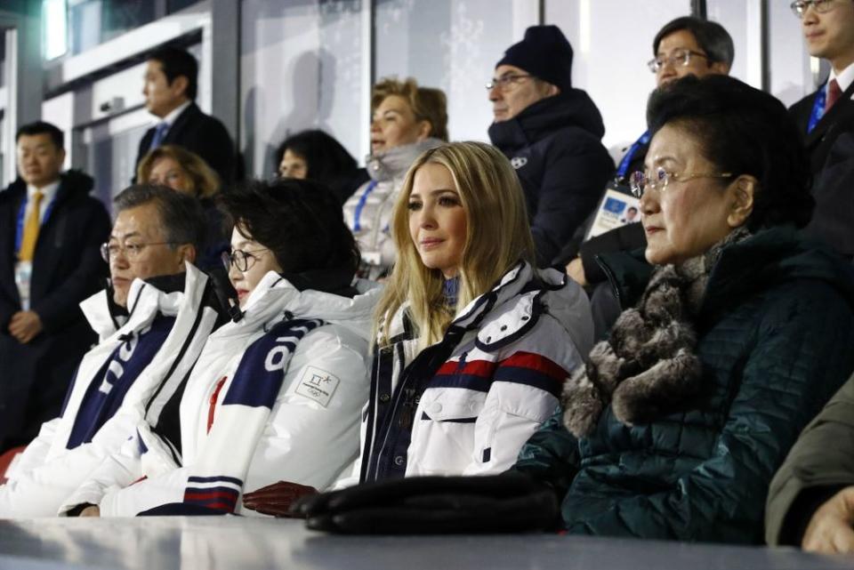 Ivanka Trump at 2018 Winter Olympics closing ceremony in South Korea