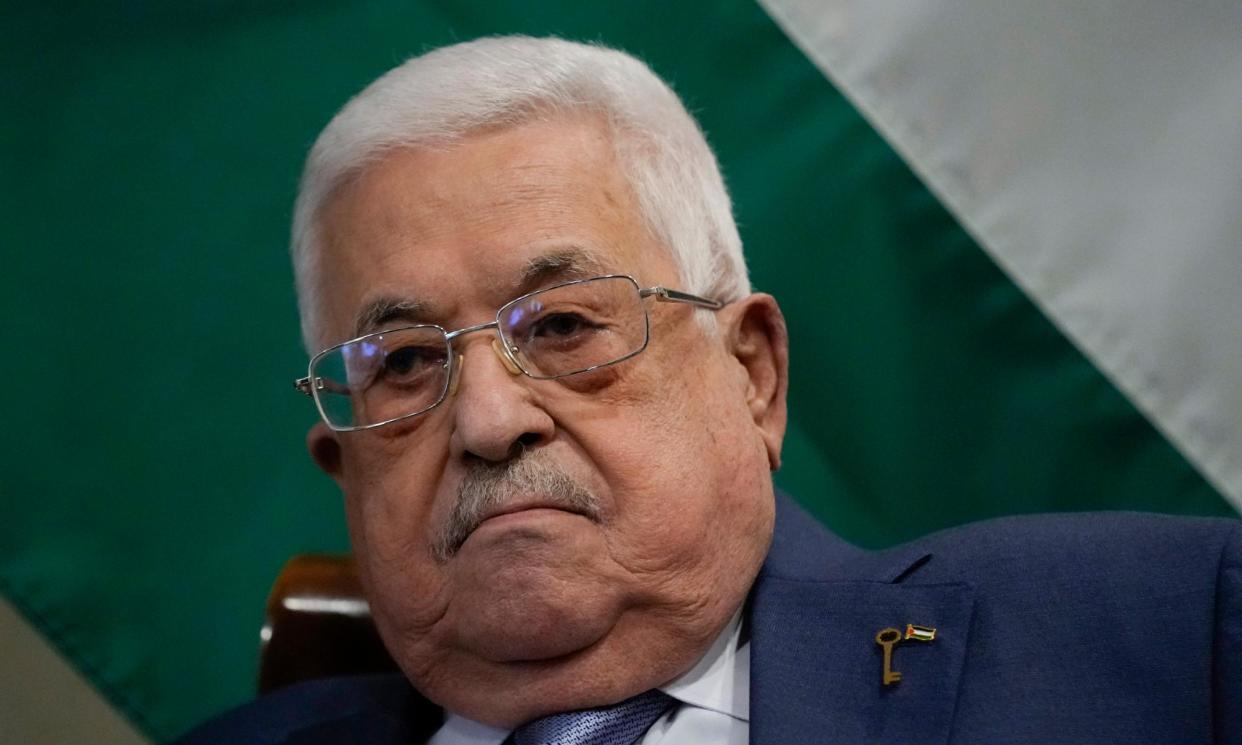 <span>In a poll of Palestinians in December, 90% of respondents said Mahmoud Abbas should resign.</span><span>Photograph: Jacquelyn Martin/AP</span>