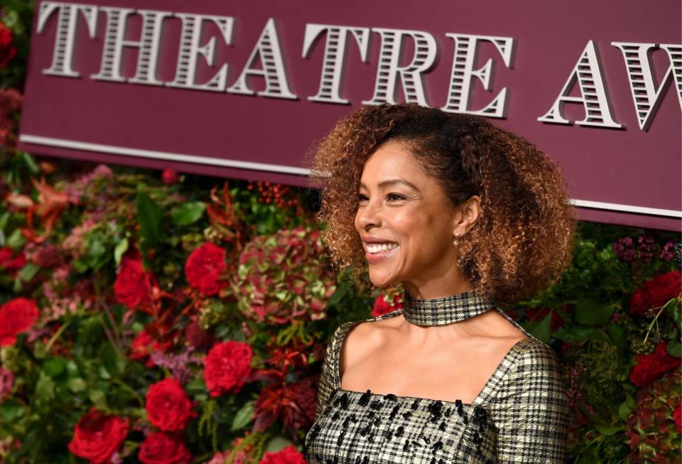 Sophie Okonedo on the red carpet at the Evening Standard Theatre Awards (Getty Images)