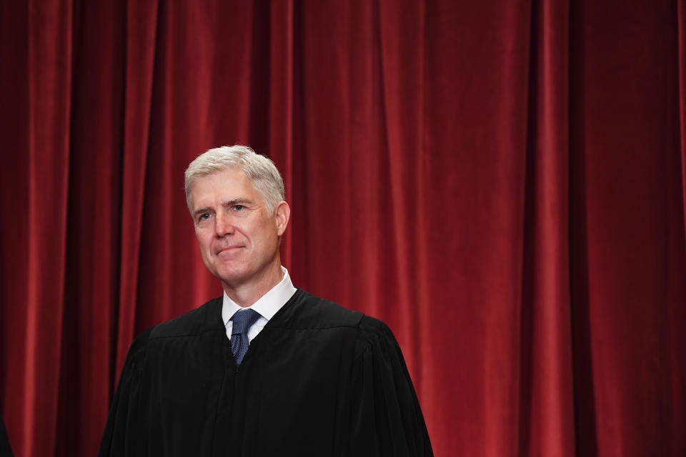 Justice Neil Gorsuch, a&nbsp;conservative jurist, was confirmed to the Supreme Court without facing any allegations of sexual impropriety in 2017. (Photo: The Washington Post / Getty Images)