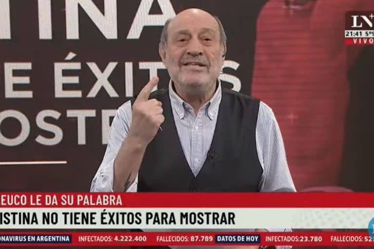 Alfedo Leuco se refirió al regreso de Cristina Kirchner a la vidriera política