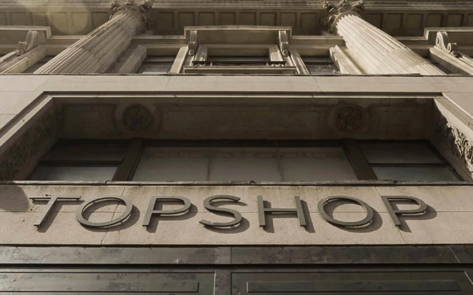 Topshop went into administration in 2021 - BBC
