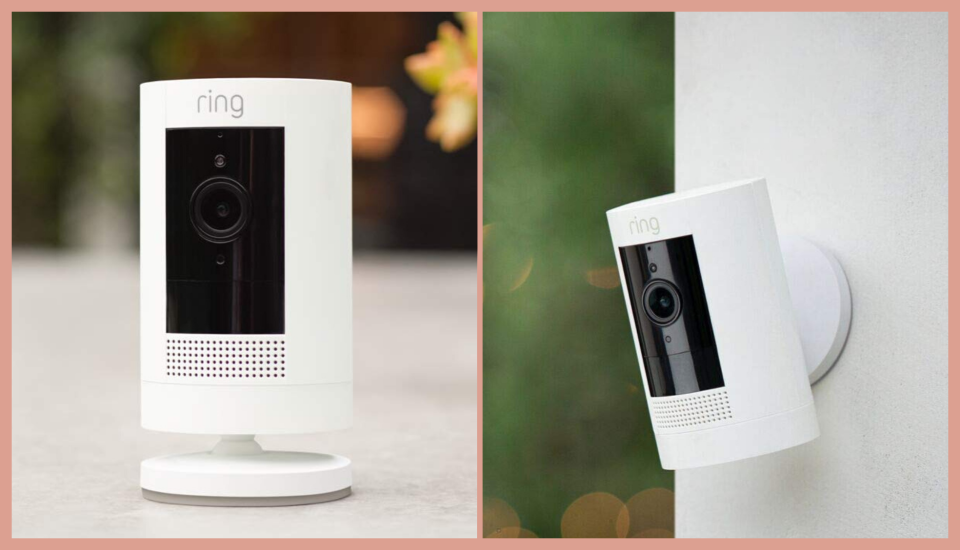 Get a Ring Stick-Up Cam three-pack and a bunch of free goodies for $99 off. (Photo: Ring)