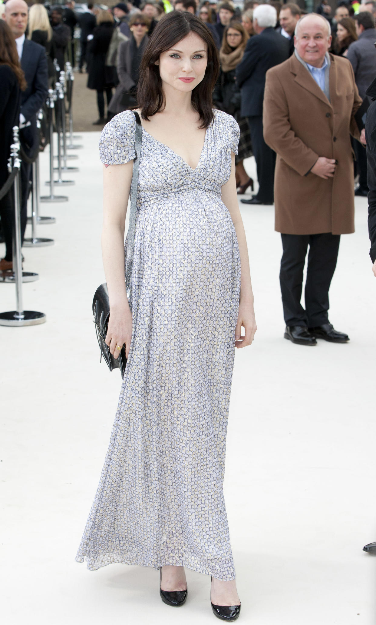 Sophie Ellis-Bextor, seen her pregnant with her third son Ray, says whether you're pregnant or not is a private thing. (Photo by John Phillips/UK Press via Getty Images)