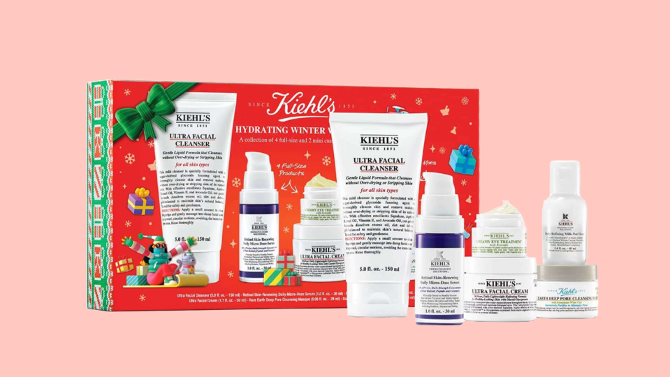 This Kiehl's skincare set keeps skin feeling smooth and moisturized.