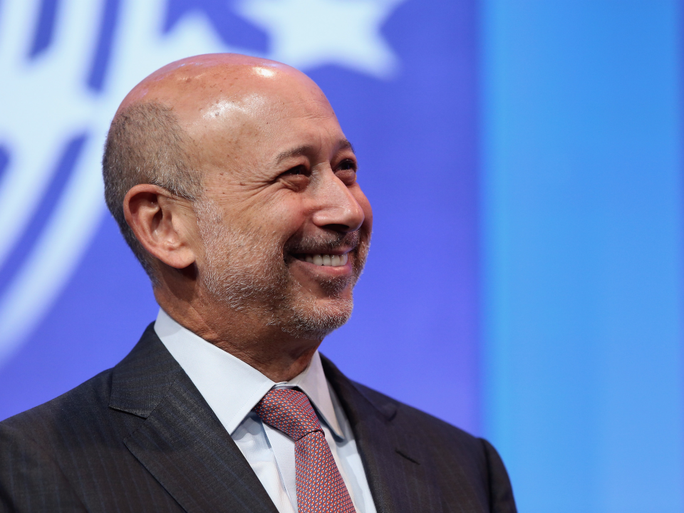 Goldman Sachs Chairman and CEO Lloyd Blankfein.