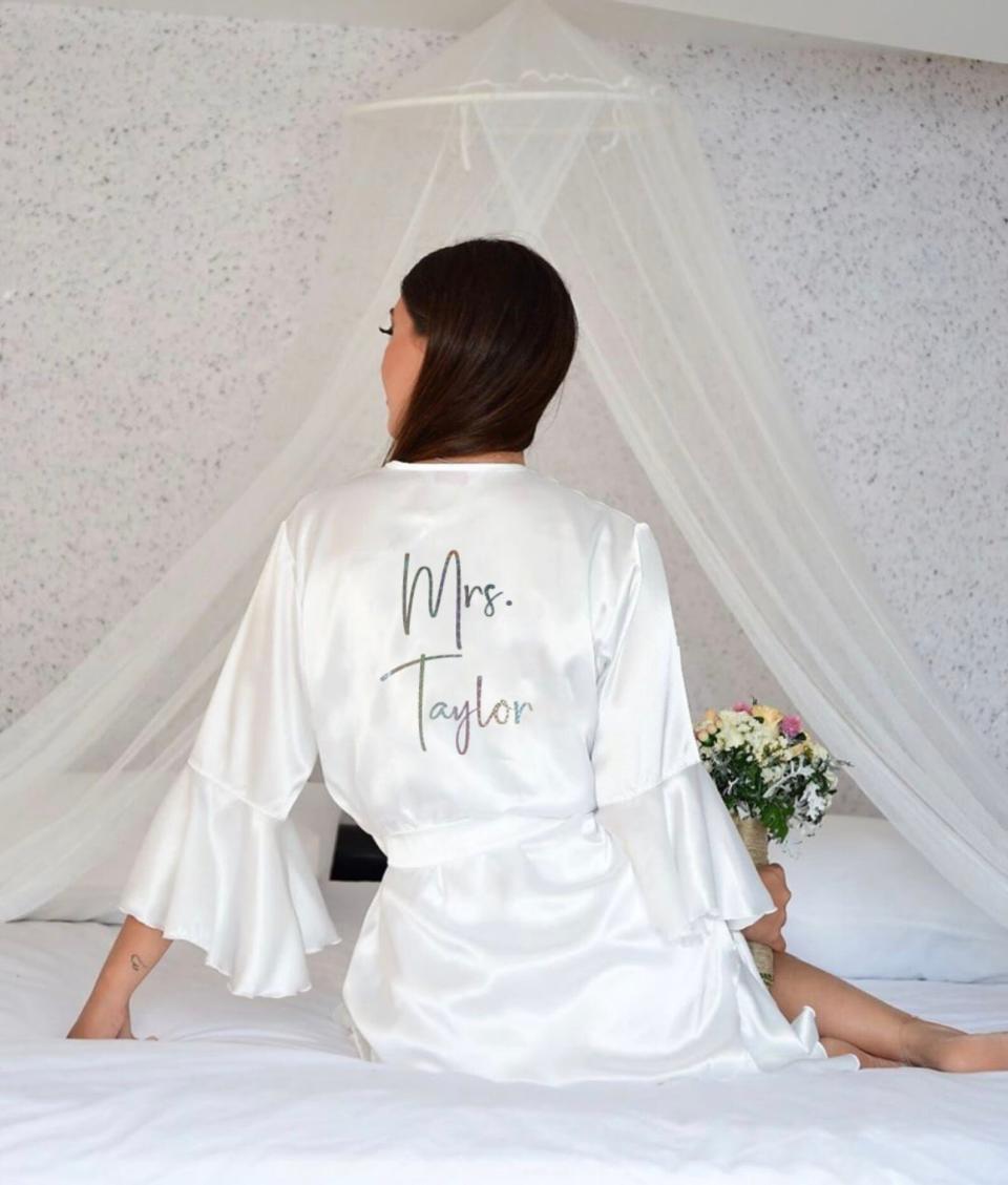 Last Name Bridal Robe