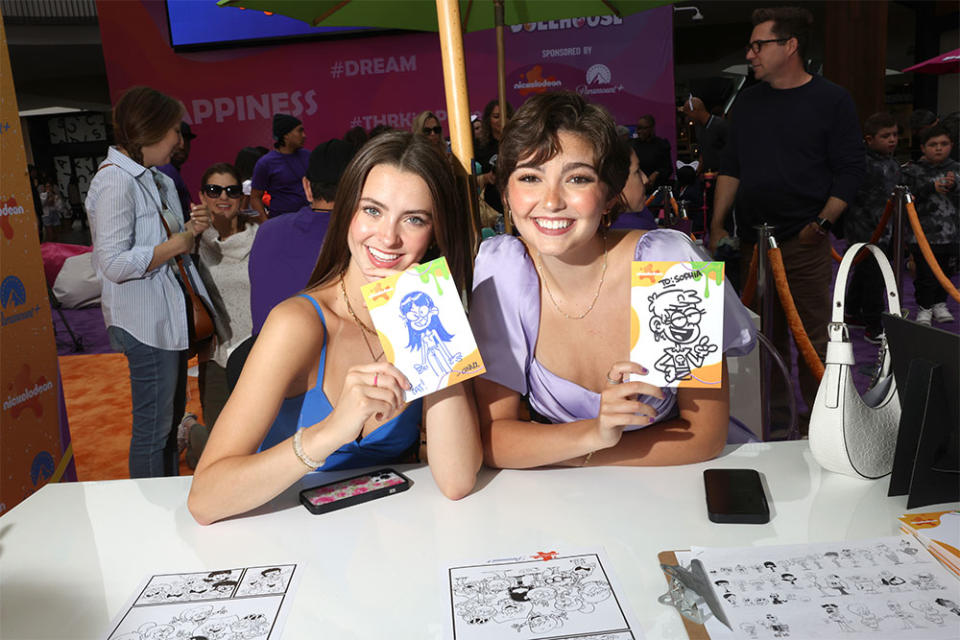 Catherine Ashmore Bradley and Sophia Woodward attend The Hollywood Reporter Kids! Power Celebration on June 10, 2023 at Westfield Century City in Los Angeles, California.