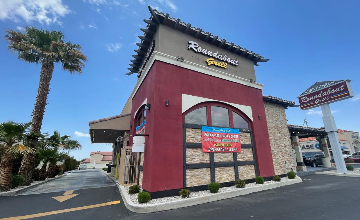 The Roundabout Grill’s expansive menu includes breakfast, lunch and dinner items. One customer said the Victorville eatery offers “super delicious food” served by “super friendly” employees in a “sparkling clean” restaurant.