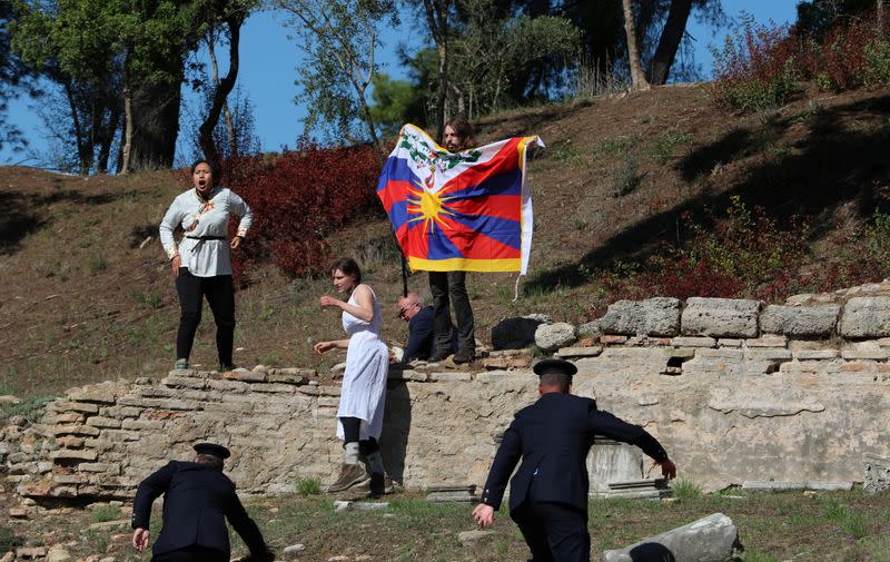 Lighting ceremony of the Olympic flame for the Beijing 2022 Winter Olympics