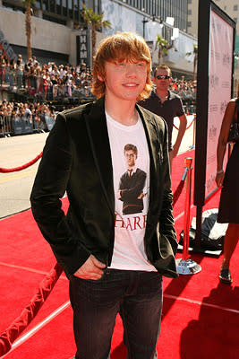 Rupert Grint at the Hollywood premiere of Warner Brothers' Harry Potter and the Order of the Phoenix